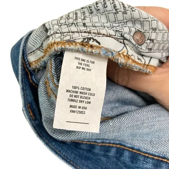 Taylor Stitch jeans mens 28* The Slim Jean in 24 month wash selvage denim NEW - Picture 12 of 13